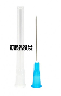 Blue Steroid needle